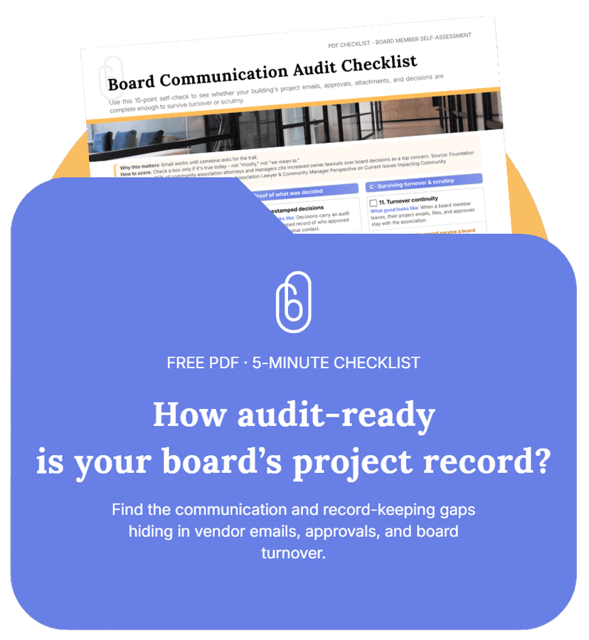Preview of Board Communication Audit Checklist